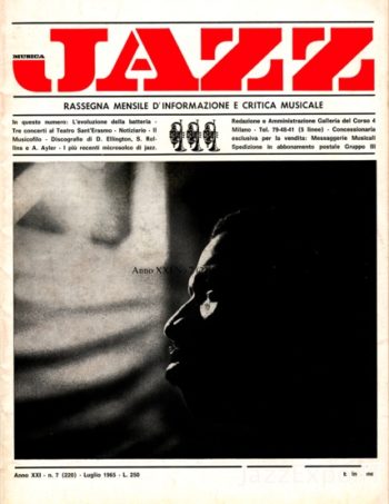 MUSICA JAZZ XXI - 7 (220) __ Luglio 1965