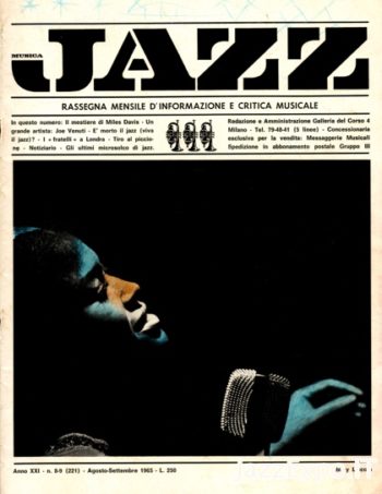 MUSICA JAZZ XXI - 8/9 (221) __ Agosto-Settemre 1965