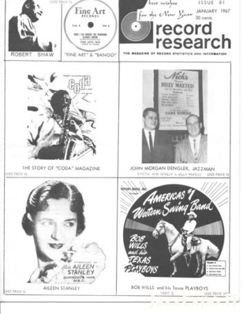 RECORD RESEARCH Issue 81 - January 1967