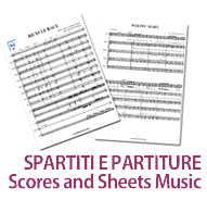 SPARTITI E PARTITURE / SCORES AND SHEETS MUSIC