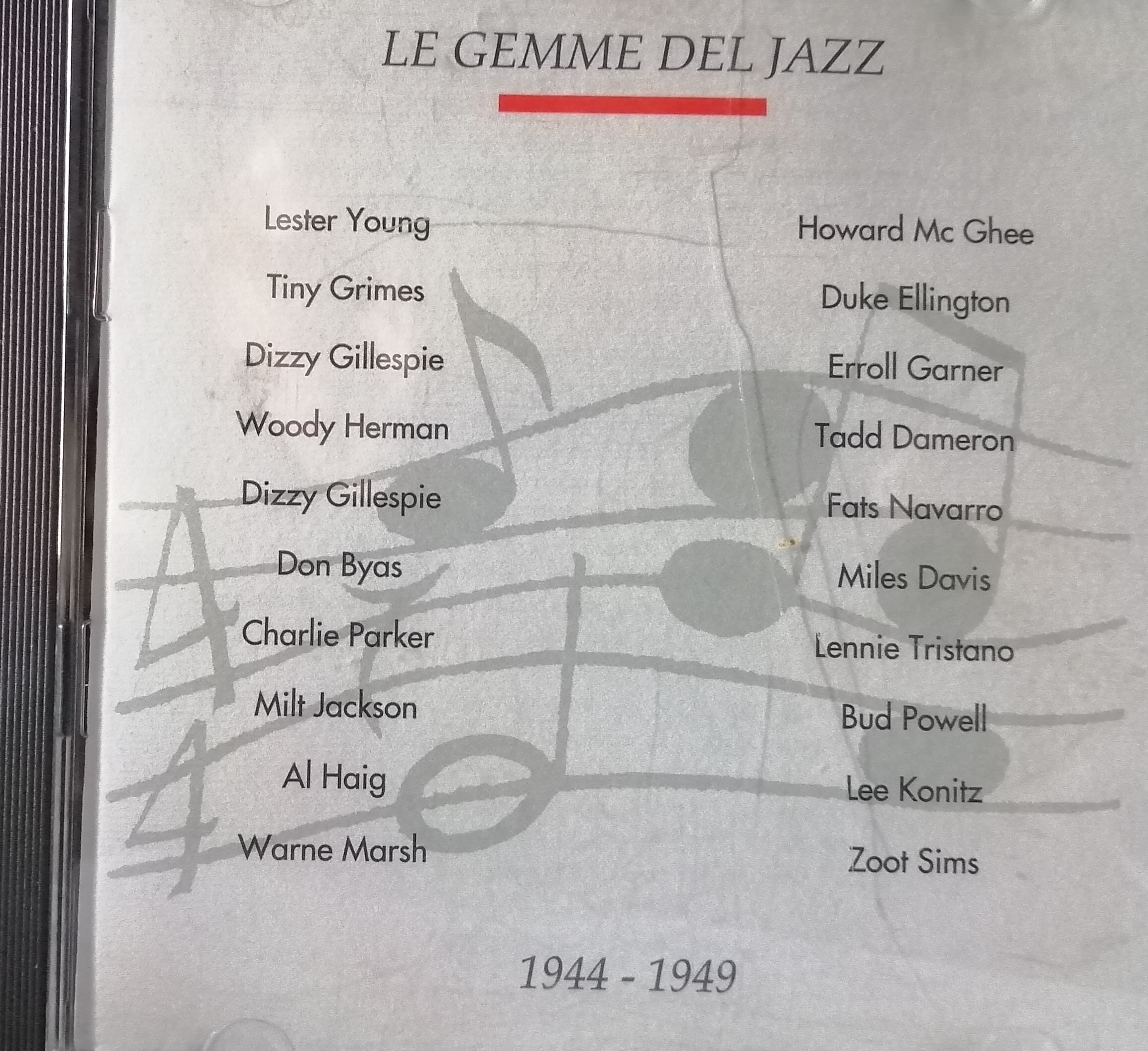 LE GEMME DEL JAZZ 1944-1949